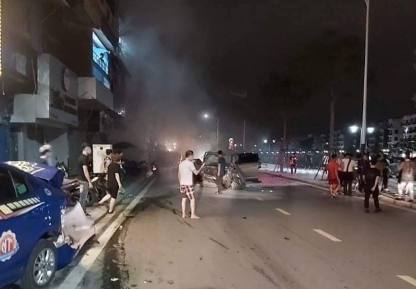 Khởi tố đối tượng gây ra vụ tai nạn giao thông tại phố đi bộ Tam Bạc